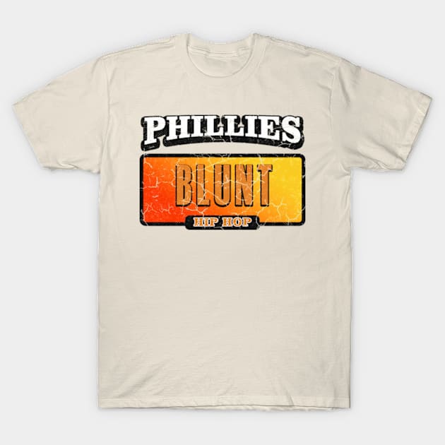 hip hop blunt Phillies T-Shirt by Rohimydesignsoncolor